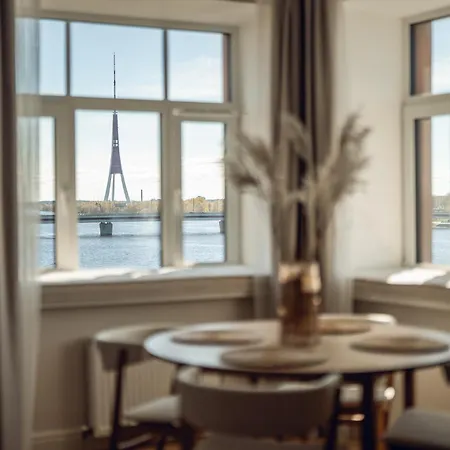Premium With Daugava River View Riga